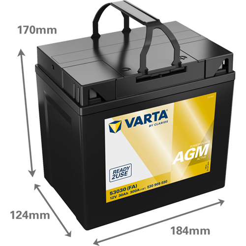 VARTA 530909030K542 Starter Battery for BENELLI BMW DUCATI LAVERDA MOTORCYCLES MOTO GUZZI MV AGUSTA