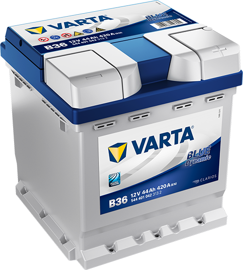 VARTA 5444010423132 Starter Battery for AIXAM CHEVROLET CITROËN DACIA FIAT FORD GRECAV LANCIA LEXUS LIGIER MEGA MICROCAR OPEL PE