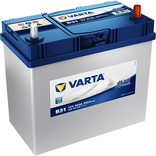 VARTA 5451550333132 Starter Battery for ACURA DAIHATSU GEO HAFEI HONDA ISUZU KIA MARTIN MOTORS MAZDA NISSAN PROTON SUBARU SUZUKI