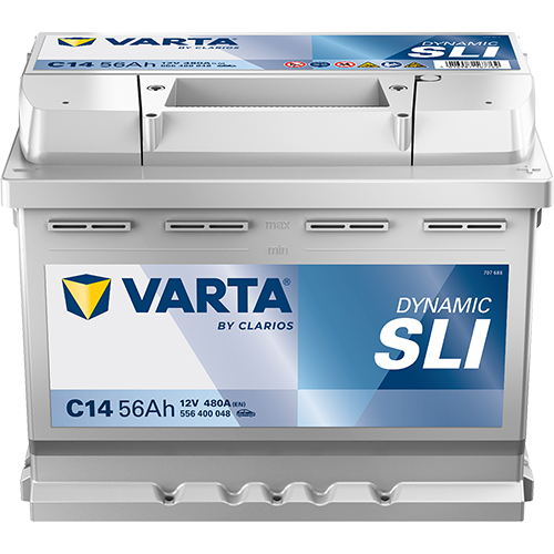 VARTA 556400048K262 Starter Battery for ALFA ROMEO ALPINE ARO CITROËN DACIA DAEWOO DAIHATSU DALLAS FIAT FORD USA INNOCENTI LANCI