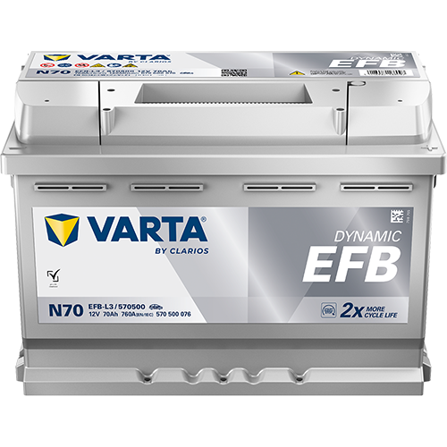 VARTA 570500076K372 Starter Battery