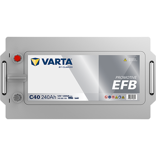 VARTA 740500120K182 Starter Battery for AYATS BERKHOF BMC BMW BOVA BREDAMENARINIBUS DAF DENNIS DRÖGMÖLLER ERF FAP FIAT HEULIEZ I