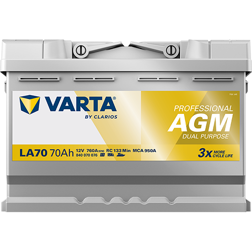VARTA 840070076K312 Starter Battery