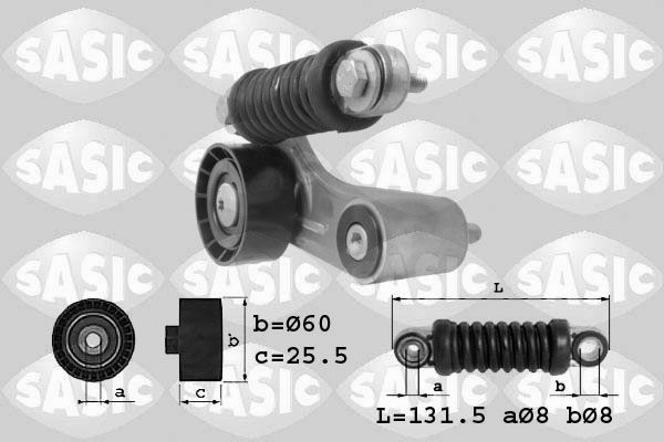 SASIC 1624002 Tendicinghia, Cinghia Poly-V-Tendicinghia, Cinghia Poly-V-Ricambi Euro