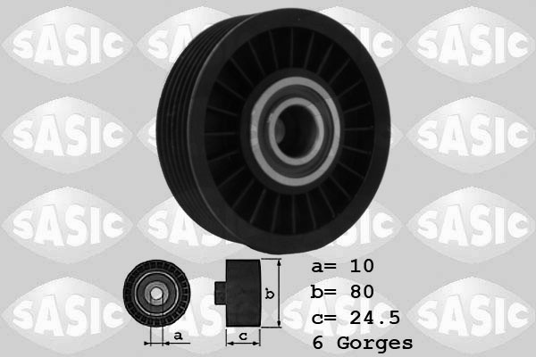 SASIC 1626075 Galoppino/Guidacinghia, Cinghia Poly-V-Galoppino/Guidacinghia, Cinghia Poly-V-Ricambi Euro