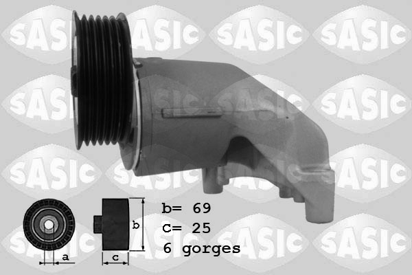 SASIC 1626098 Tendicinghia, Cinghia Poly-V-Tendicinghia, Cinghia Poly-V-Ricambi Euro