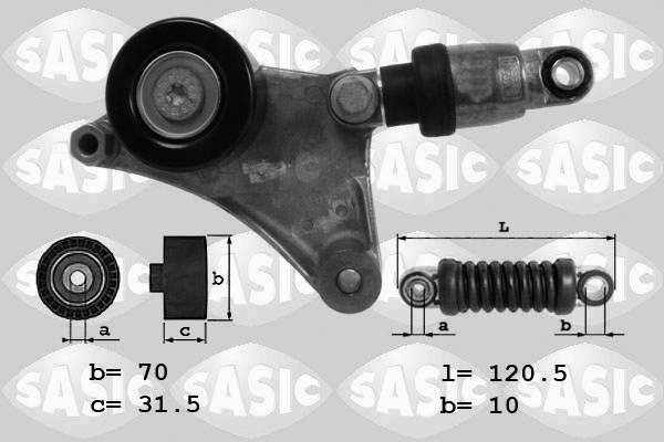 SASIC 1626165 Tendicinghia, Cinghia Poly-V-Tendicinghia, Cinghia Poly-V-Ricambi Euro