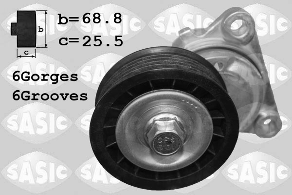 SASIC 1626185 Tendicinghia, Cinghia Poly-V-Tendicinghia, Cinghia Poly-V-Ricambi Euro