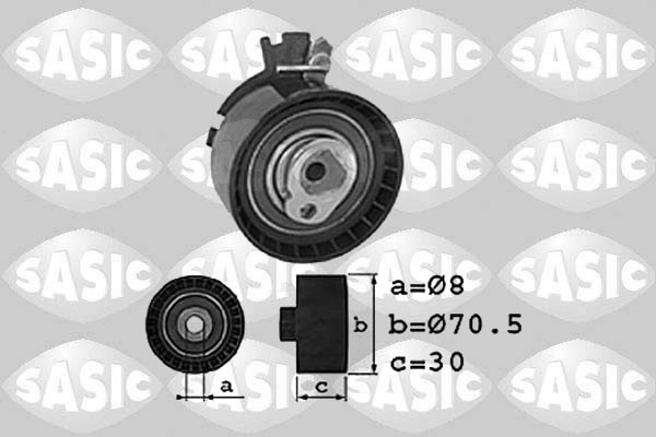 SASIC 1700016 Rullo tenditore, Cinghia dentata-Rullo tenditore, Cinghia dentata-Ricambi Euro