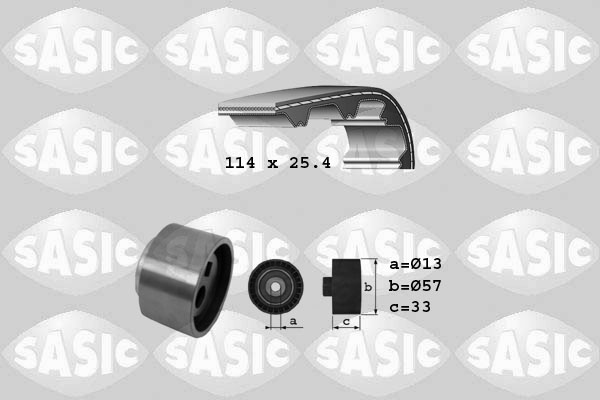 SASIC 1750023 Kit cinghie dentate