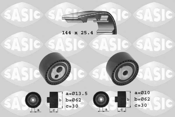 SASIC 1750027 Kit cinghie dentate