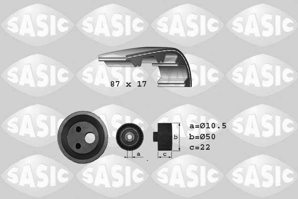 SASIC 1754006 Kit cinghie dentate-Kit cinghie dentate-Ricambi Euro