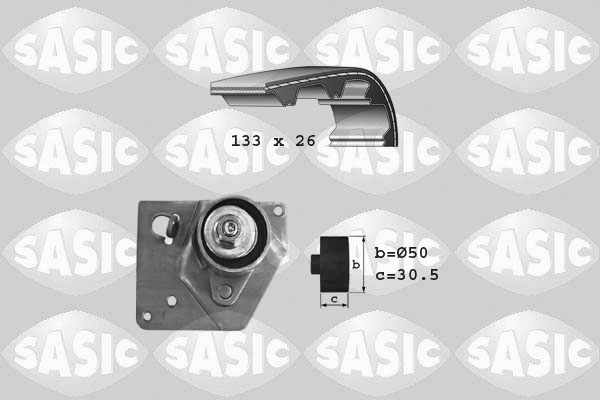 SASIC 1754011 Kit cinghie dentate