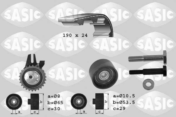 SASIC 1756004 Kit cinghie dentate