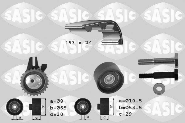 SASIC 1756009 Kit cinghie dentate-Kit cinghie dentate-Ricambi Euro