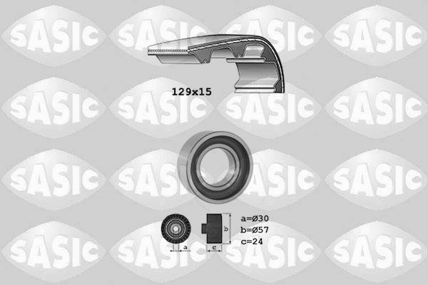 SASIC 1756017 Kit cinghie dentate-Kit cinghie dentate-Ricambi Euro