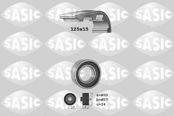 SASIC 1756018 Kit cinghie dentate