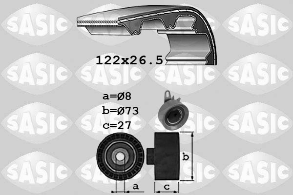 SASIC 1756042 Kit cinghie dentate-Kit cinghie dentate-Ricambi Euro