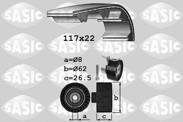 SASIC 1756079 Σετ οδοντωτού ιμάντα for FORD