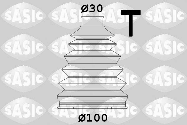 SASIC 1904047 Kit cuffia, Semiasse-Kit cuffia, Semiasse-Ricambi Euro