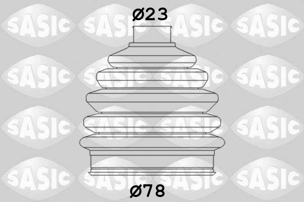 SASIC 1906019 Kit cuffia, Semiasse