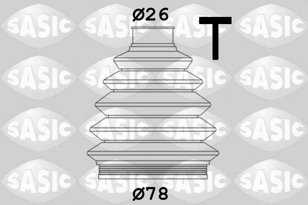 SASIC 1906021 Kit cuffia, Semiasse