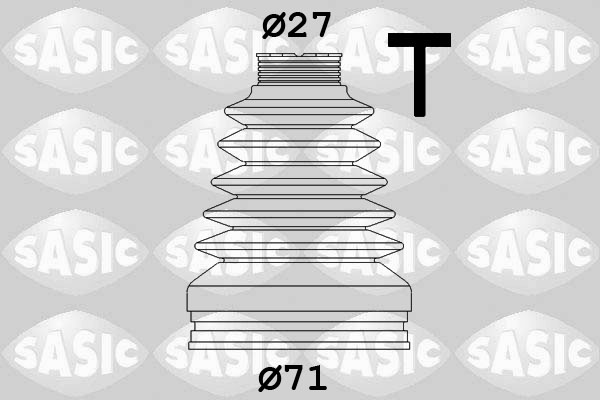 SASIC 1906032 Kit cuffia, Semiasse-Kit cuffia, Semiasse-Ricambi Euro