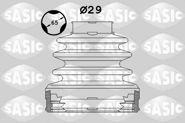 SASIC 1906060 Kit cuffia, Semiasse