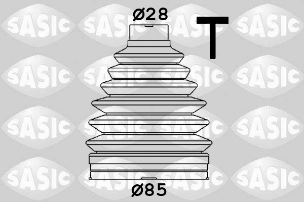 SASIC 1906130 Kit cuffia, Semiasse-Kit cuffia, Semiasse-Ricambi Euro