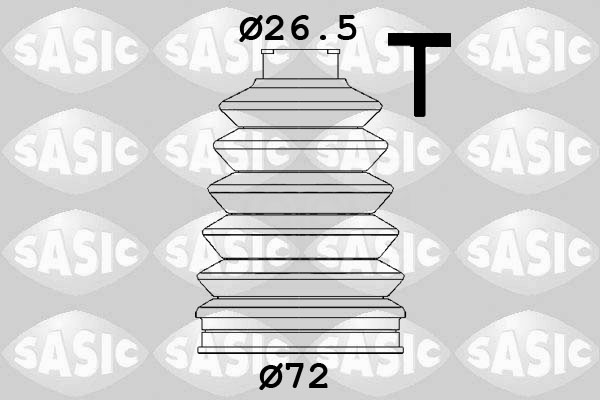 SASIC 1906139 Kit cuffia, Semiasse