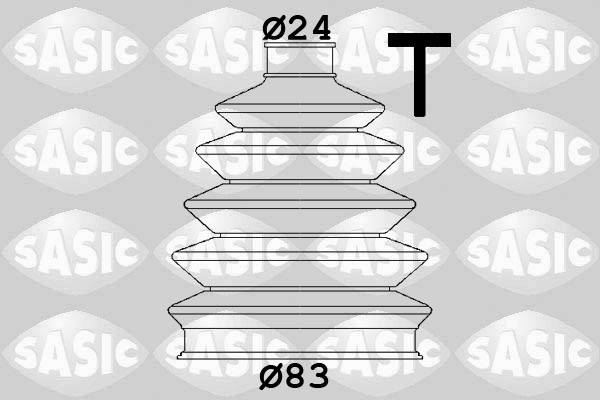 SASIC 1906161 Kit cuffia, Semiasse