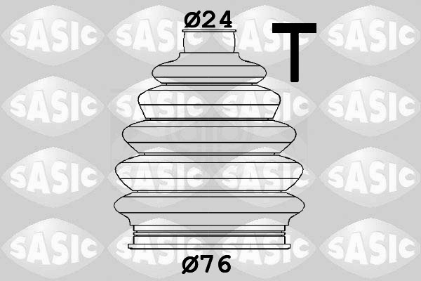 SASIC 1906163 Kit cuffia, Semiasse