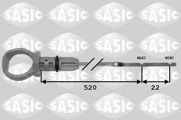 SASIC 1940002 Asta controllo livello olio-Asta controllo livello olio-Ricambi Euro