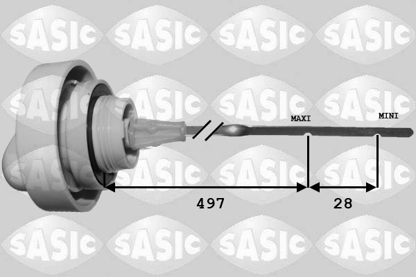 SASIC 1944002 Asta controllo livello olio