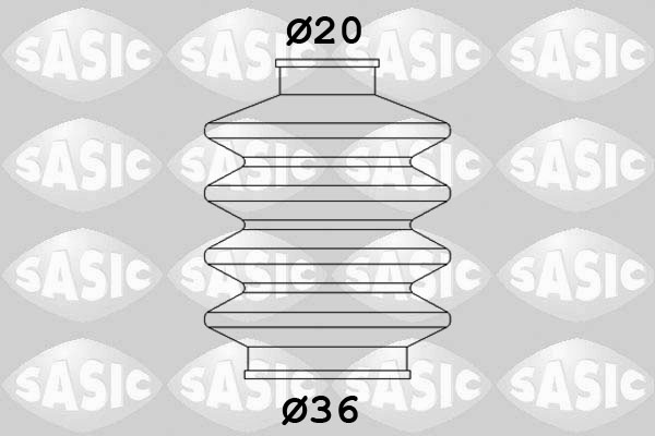 SASIC 2003422 Kit cuffia, Semiasse-Kit cuffia, Semiasse-Ricambi Euro