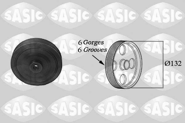 SASIC 2154003 Puleggia cinghia, Albero a gomiti