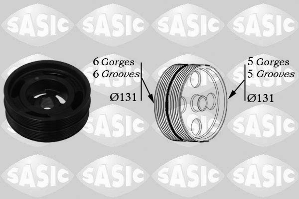 SASIC 2156042 Puleggia cinghia, Albero a gomiti-Puleggia cinghia, Albero a gomiti-Ricambi Euro