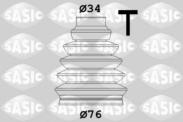 SASIC 2933203 Kit cuffia, Semiasse