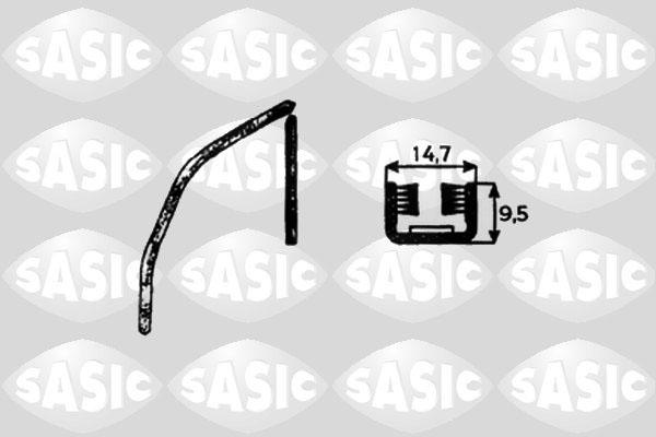 SASIC 3019009 Τσιμούχα πόρτας for PEUGEOT