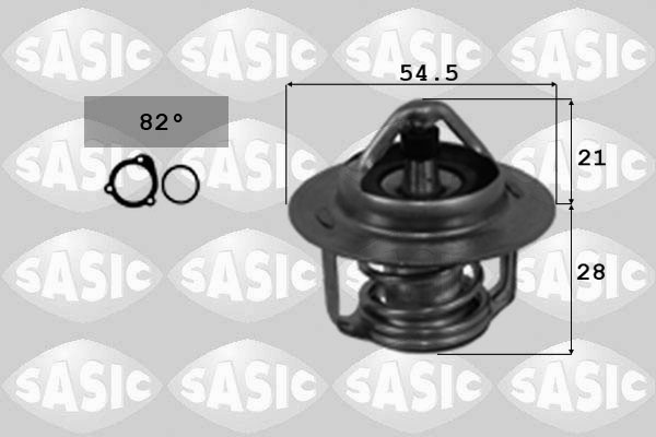 SASIC 3304013 Termostato, Refrigerante-Termostato, Refrigerante-Ricambi Euro