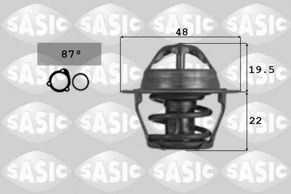 SASIC 3306012 Termostato, Refrigerante