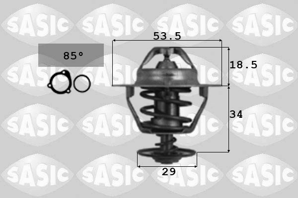 SASIC 3306029 Termostato, Refrigerante-Termostato, Refrigerante-Ricambi Euro