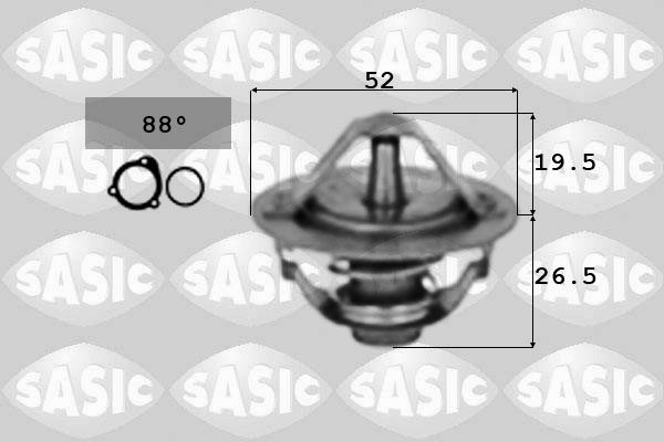 SASIC 3306032 Termostato, Refrigerante-Termostato, Refrigerante-Ricambi Euro