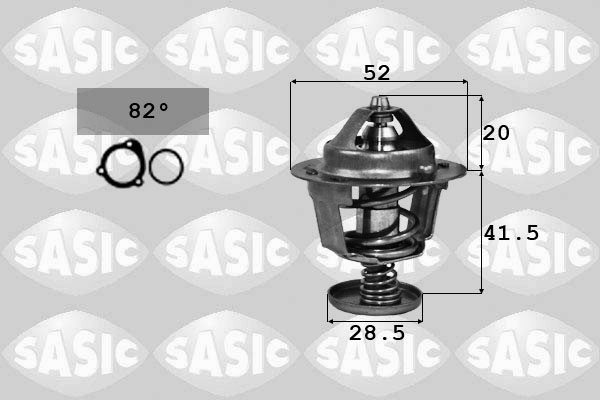 SASIC 3306033 Termostato, Refrigerante-Termostato, Refrigerante-Ricambi Euro