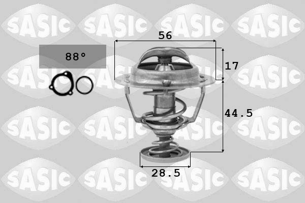 SASIC 3306039 Termostato, Refrigerante-Termostato, Refrigerante-Ricambi Euro