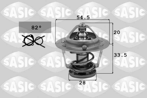 SASIC 3306041 Termostato, Refrigerante