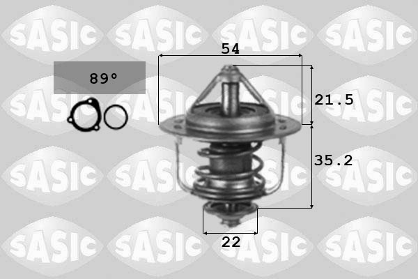 SASIC 3306045 Termostato, Refrigerante-Termostato, Refrigerante-Ricambi Euro