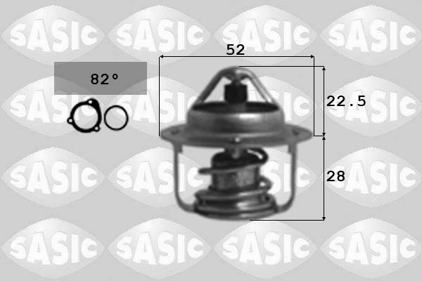 SASIC 3306062 Termostato, Refrigerante-Termostato, Refrigerante-Ricambi Euro
