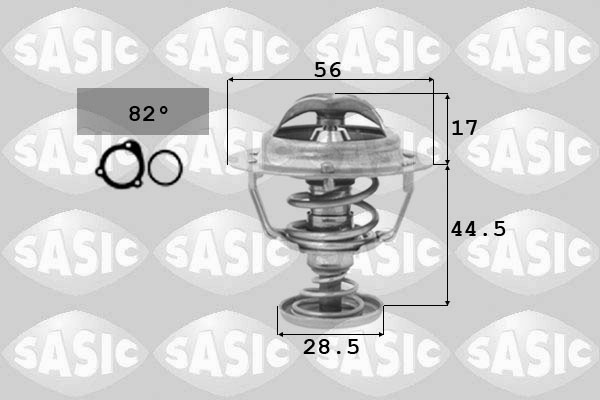 SASIC 3306063 Termostato, Refrigerante