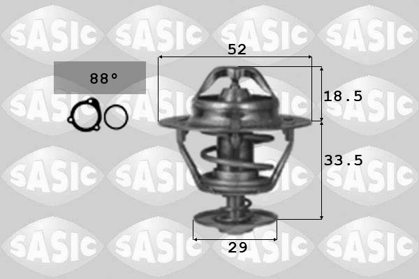 SASIC 3306064 Termostato, Refrigerante-Termostato, Refrigerante-Ricambi Euro